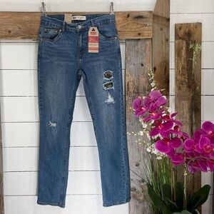Levi’s NWT Regular Taper 502 16R Distressed